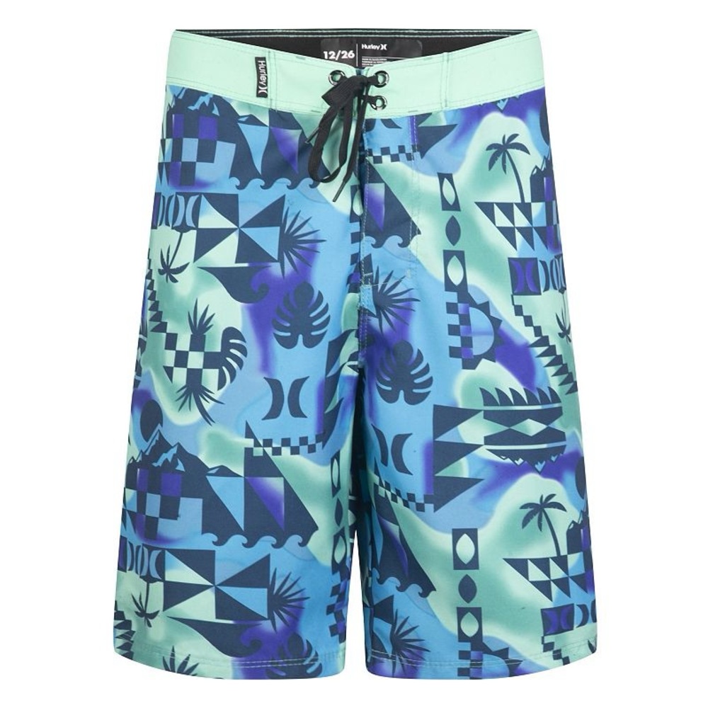 NWT Hurley Men's Geometric Blue and Purple Board Shorts